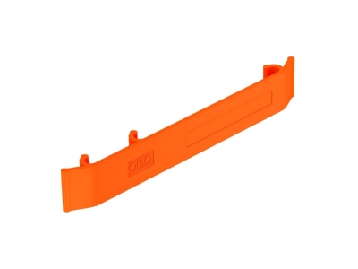 Produktbild OBO KS GR OR Kennzeichnungsschild 127x18mm orange