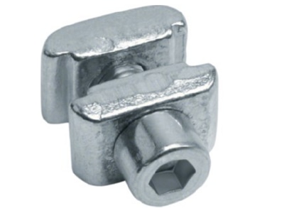 Product image 1 Tehalit KTSCS21  VE10  Clamp piece for profile rail Steel KTSCS21  quantity  10 
