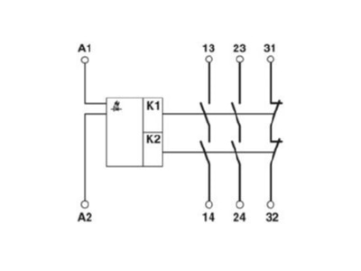 Circuit diagram 3 Phoenix PSRSCP24DCFSP2x11x2 Safety relay 24V DC