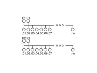 Circuit diagram Phoenix VIP 2 SC PDM 2 32 Terminal strip 15A