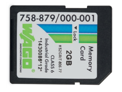 Produktbild WAGO 758 879 000 001 Memory Card SD