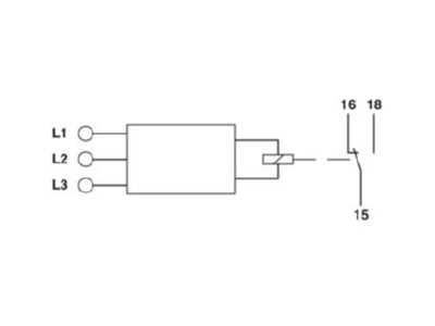 Circuit diagram Phoenix EMD BL PH 480 PT Phase monitoring relay