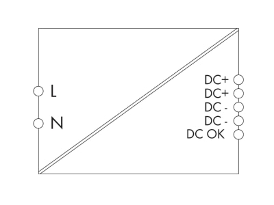 Circuit diagram WAGO 787 1621 DC power supply 85   264V 11 5   14 5V
