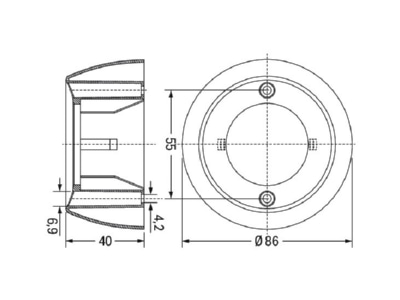 Mazeichnung WAGO 2851 8303 DALI MSensor