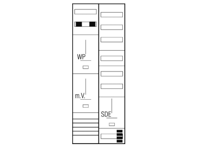 Produktbild 2 ABN Z29E914N Komplett Zaehlerplatz ohne SH 5 polig