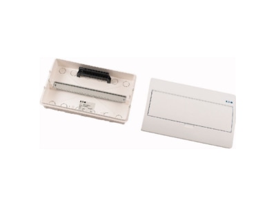 Ansicht links 2 Eaton BC U 1 18 TW ECO Kleinverteiler UP mit weisser Tuer