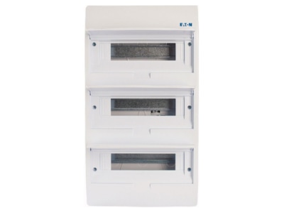 Vorderseite Eaton BC U 3 36 TW ECO Kleinverteiler UP mit weisser Tuer