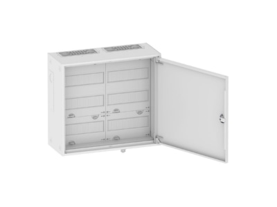 Front view 3 Eaton ZSD ESPS SAT2 Switchgear cabinet 500x550x225mm IP30