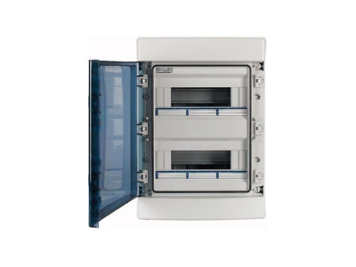Front view 2 Eaton IKA 2 24 ST UV Surface mounted distribution board 436mm