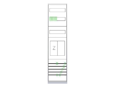 Produktbild 2 ABN EZ17310D Zaehlerplatz eHZ 1Z 44A 