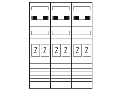 Produktbild 2 ABN EZ37360 Zaehlerplatz eHZ 6Z