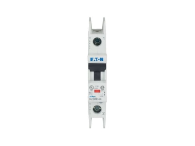 Front view 2 Eaton FAZ D20 1 NA Miniature circuit breaker 2 p D20A
