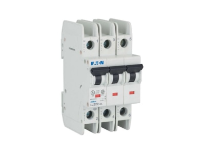 Product image view on the right 1 Eaton FAZ D20 3 NA Miniature circuit breaker 4 p D20A

