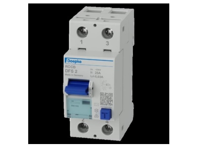 Product image Doepke DFS2 025 2 0 03 A Residual current breaker 2 p
