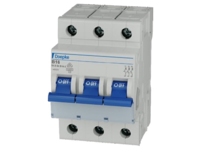 Product image Doepke DLS 6H B16 3 6 kA Miniature circuit breaker 3 p B16A
