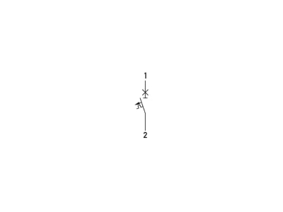 Circuit diagram Doepke DLS 6H B6 1 6 kA Miniature circuit breaker 1 p B6A

