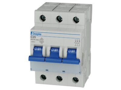 Product image Doepke DLS 6H C25 3 6 kA Miniature circuit breaker 3 p C25A
