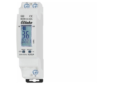 Produktbild 1 Eltako WZR12 32A Wechselstromzaehler mit Reset  ungeeicht