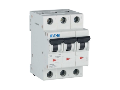 Ansicht rechts 1 Eaton FAZ Z32 3 LS Schalter 32A  2 p  Z Char 