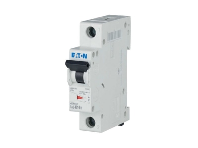 Product image 1 Eaton FAZ K16 1 Miniature circuit breaker 1 p K16A
