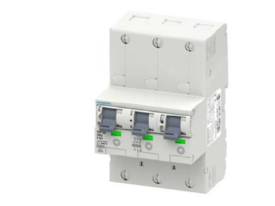 Produktbild 1 Siemens 5SP3863 3 Leitungsschutzschalter 3x1 pol  E63 400V