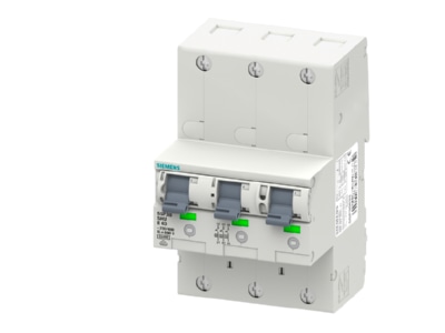 Produktbild 2 Siemens 5SP3863 3 Leitungsschutzschalter 3x1 pol  E63 400V