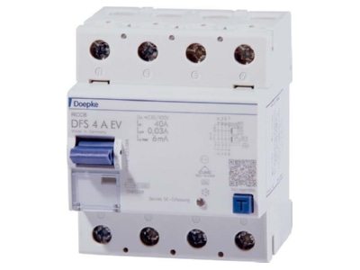 Product image Doepke DFS4 040 4 0 03 A EV Residual current device  DFS4 040 4 0 03 AEV
