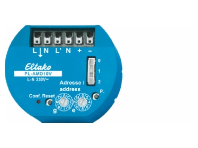 Produktbild 2 Eltako PL AMD10V Dezentraler Dimm Aktor 1 10V