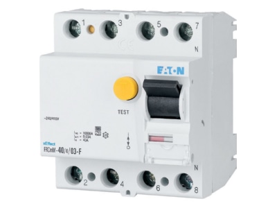 Product image 2 Eaton FRCMM 63 4 03 S F Residual current breaker 4 p 63 0 3A