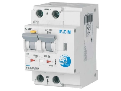 Product image Eaton AFDD 13 2 B 001 A Earth leakage circuit breaker with
