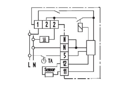 Schaltbild Eberle FR E 52531 i Fussbodenregler