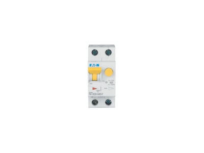 Front view Eaton PXK B25 1N 03 F Earth leakage circuit breaker B25 0 3A
