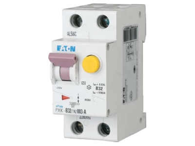 Product image Eaton PXK B32 1N 003 F Earth leakage circuit breaker B32 0 03A
