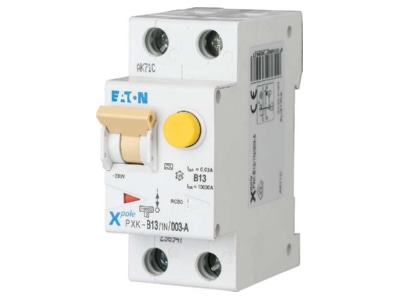 Product image Eaton PXK D13 1N 003 F Earth leakage circuit breaker D13 0 03A
