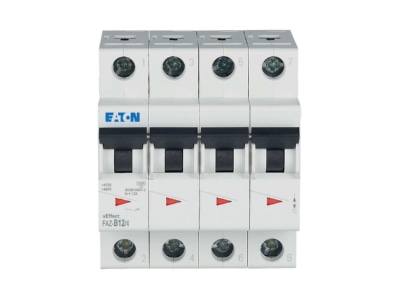Produktbild 2 Eaton FAZ B12 4 Leitungsschutzschalter 12A Charakt   B
