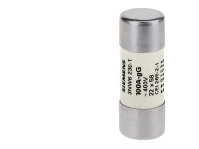 Product image 1 Siemens 3NW6207 1 Cylindrical fuse 22x58 mm 20A
