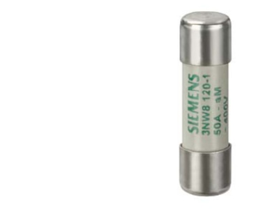 Product image 1 Siemens 3NW8120 1 Cylindrical fuse 14x51 mm 50A
