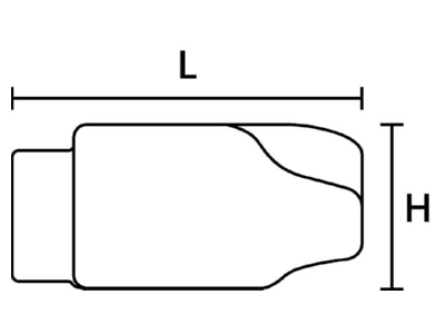 Dimensional drawing 2 Hellermann Tyton HCPM 4 PC CL 100 Push in terminal 4x0mm 
