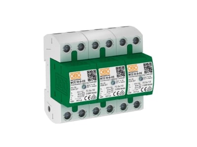 Product image OBO MCD 50 B 3 OS Lightning arrest for power supply 50kA
