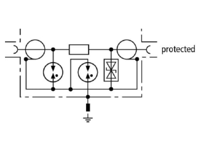 Schaltbild 1 DEHN DGA BNC VCID UeS Ableiter DEHNgate