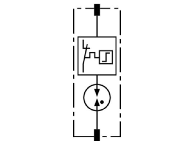 Circuit diagram 1 Dehn DG MOD NPE Surge protection for power supply
