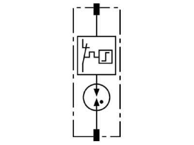 Circuit diagram 3 Dehn DG MOD NPE Surge protection for power supply
