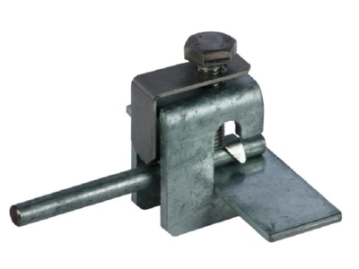 Produktbild 1 Dehn 372 018 Anschlussklemme St tZn Fl 5 18 f Rd 6 10