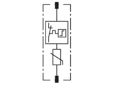 Circuit diagram 3 Dehn DG MOD 440 Surge protection for power supply
