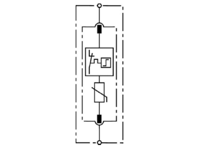 Circuit diagram 1 Dehn DG S 75 Surge protection for power supply
