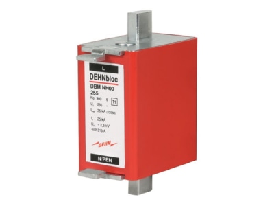 Product image 1 Dehn DBM NH00 255 Lightning arrest for power supply 25kA
