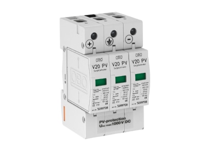 Product image OBO V20 C 3 PH 1000 Surge protection for power supply
