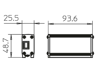 Mazeichnung 1 OBO ND CAT6A EA Net Defender fuer Class EA CAT6A