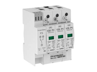 Product image OBO V20 C 3PHFS 600 Surge protection for power supply
