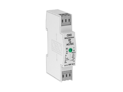 Product image OBO VF12 AC DC Surge protection device 12V 2 pole
